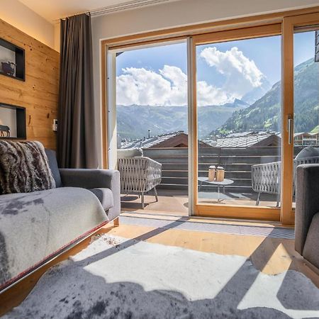 Moderne Wohnung Mit Ausblick Und Viel Sonne Zermatt Exterior photo