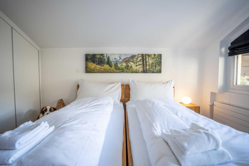 Moderne Wohnung Mit Ausblick Und Viel Sonne Zermatt Exterior photo